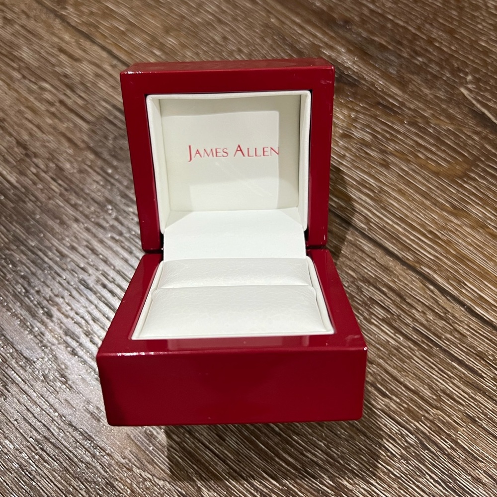 James Allen Red Jewelry Box